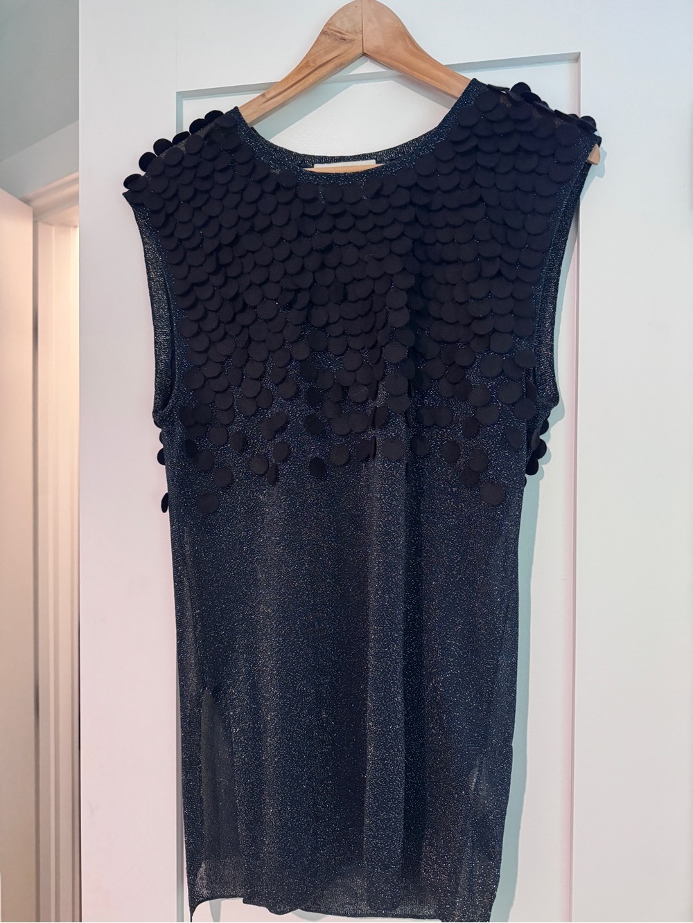 3.1 Phillip Lim Navy appliqué top